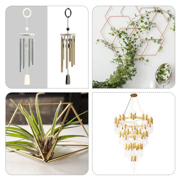 真鍮丸管 1 mm壁厚さ シームレスストレートパイプチューブ 外径8mm x壁1mm、3個 商品画像4：soten co