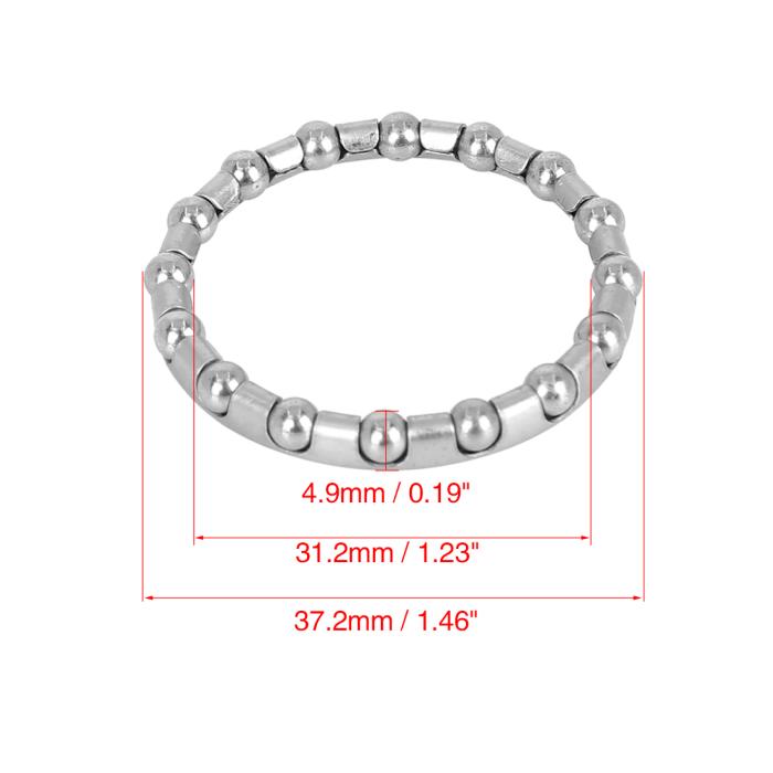 ボールベアリングケージ 37.2 mm x 16 クランクベアリング ホイールベアリングリテーナー 自転車用 4個 商品画像3：soten co