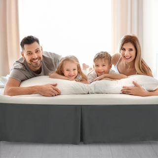 PiccoCasa ベッドスカート ポリエステル 北欧　ベッドカバー　フリル Amazon｜PiccoCasa ベッドスカート ポリエステル 無地 北欧