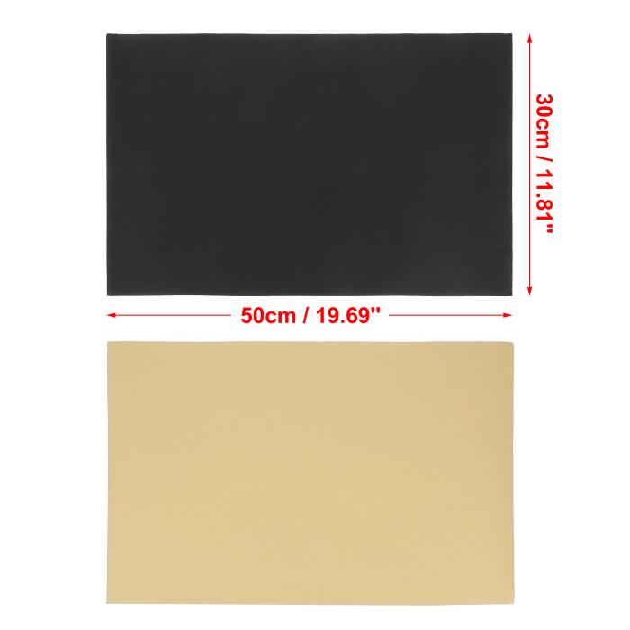 断熱マット 断熱材 防音材 吸音材 遮音 断熱 熱反射 厚さ5mm 50x30cm アルミナファイバードアオーディオノイズ断熱材 12個 商品画像8：soten co