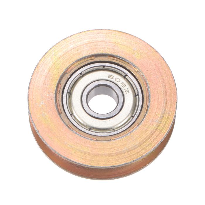 引き戸ローラーU溝 8mm軸穴 40mm直径 8.1mm溝幅 ベアリング鋼 2パック 商品画像3：soten co