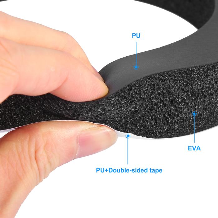 X AUTOHAUX スピーカー絶縁リング 車 ツイーターホーン 15.2 cm 15.8 cm 16.5 cm 17 cm 17.7 cmスピーカー用 ブラック 4 個 商品画像5：soten co