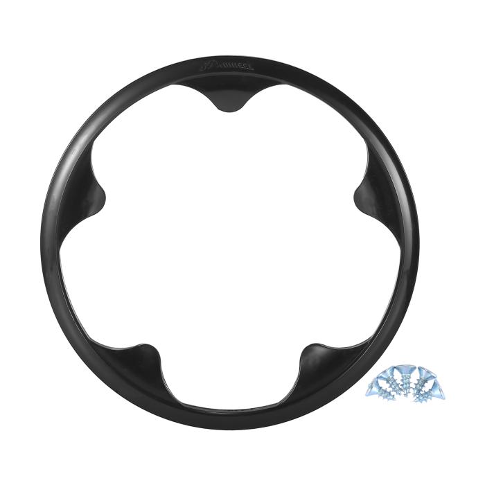 X AUTOHAUX バイククランクセットチェーンホイールプロテクターカバー チェー･･･