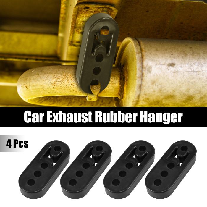 X AUTOHAUX 車の排気ゴムハンガー マフラーブッシュテールパイプラバーハンガー 13 mm 4穴 4個 商品画像2：soten co