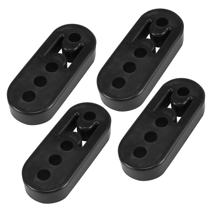 X AUTOHAUX 車の排気ゴムハンガー マフラーブッシュテールパイプラバーハンガー 13 mm 4穴 4個 商品画像1：soten co