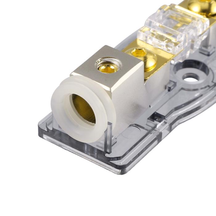 ヒューズホルダーベース グレー 80Amp 80A ANLヒューズブロック付き 4ゲージ ボート カー オーディオ ビデオ用 2個 商品画像7：soten co