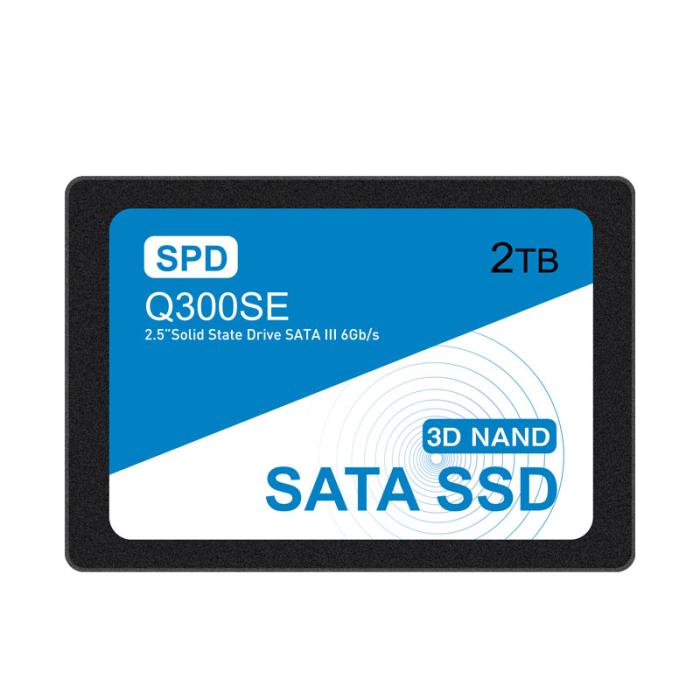 SPD SSD 2TB 内蔵 2.5インチ 7mm SATAIII 6Gb/s 550MB/s 3D NAND採用 PS4検証済み エラー訂正機能 5年保証 Q300SE-2TS3D 商品画像2：spdonline