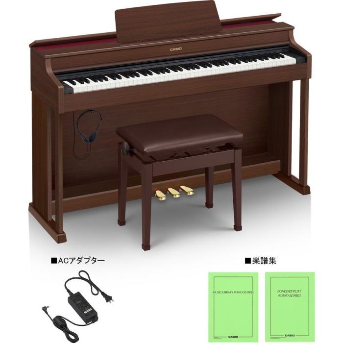 関東地方基本配送特別無料！メーカー３年保証付！CASIO カシオ 電子ピアノ AP470 AP470BN 5年保証対応可能！