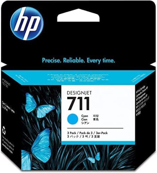 HP 711 CZ134A [シアン 3個パック] 商品画像1：サンバイカル　プラス