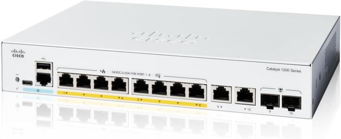 Cisco Catalyst 1200 C1200-8P-E-2G 商品画像1：サンバイカル　プラス