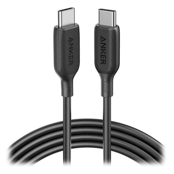 PowerLine III USB-C & USB-C 2.0 100W A8856011 [1.8m ブラック] 商品画像1：サンバイカル　プラス