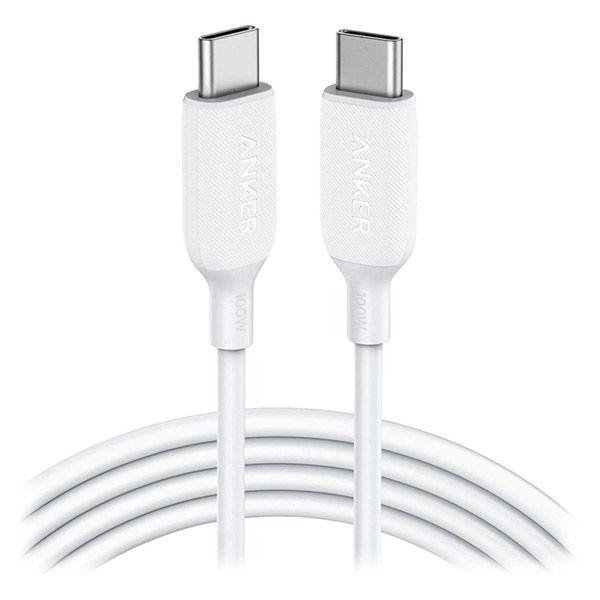 PowerLine III USB-C & USB-C 2.0 100W A8856021 [1.8m ホワイト] 商品画像1：サンバイカル　プラス