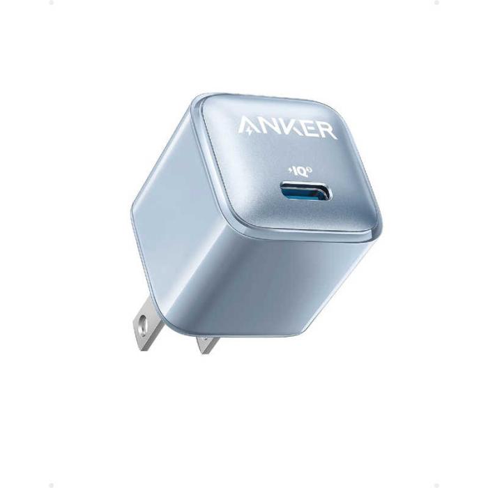 Anker Nano Charger (20W) A2637NG6 [グレー+ブルー] 商品画像1：サンバイカル　プラス