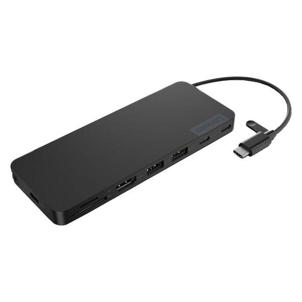Lenovo USB Type-C スリム トラベルドック 4X11N40212 [エクリプスブラック] 商品画像2：サンバイカル　プラス