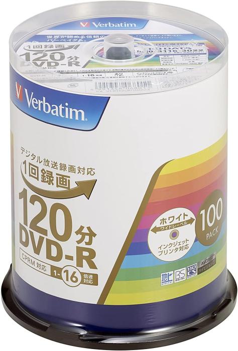 VHR12JP100V4 [DVD-R 16倍速 100枚組] 商品画像1：サンバイカル　プラス