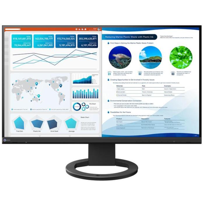 FlexScan EV2740S-BK [27インチ ブラック] 商品画像1：サンバイカル　プラス