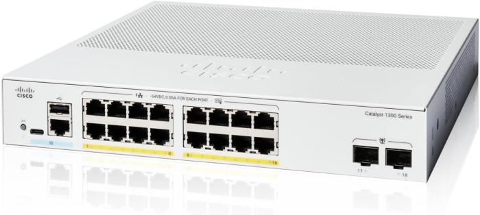 Cisco Catalyst 1300 C1300-16P-2G 商品画像1：サンバイカル