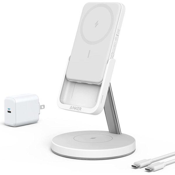 633 Magnetic Wireless Charger (MagGo) B25A7121 [ホワイト] 商品画像1：サンバイカル
