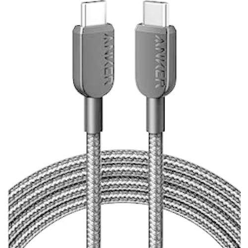 310 高耐久ナイロン USB-C & USB-C A81E6011 [1.8m ブラック] 商品画像1：サンバイカル