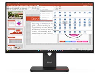 ThinkVision T27-40 64A5MAR6JP [27インチ 黒] 商品画像2：サンバイカル
