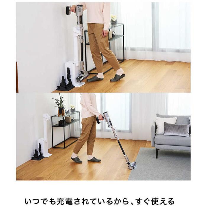 SHARK CleanSense iQ＋ コードレススティッククリーナー ライトチタニウム IW3241JSL 商品画像15：T-PAL SHOP
