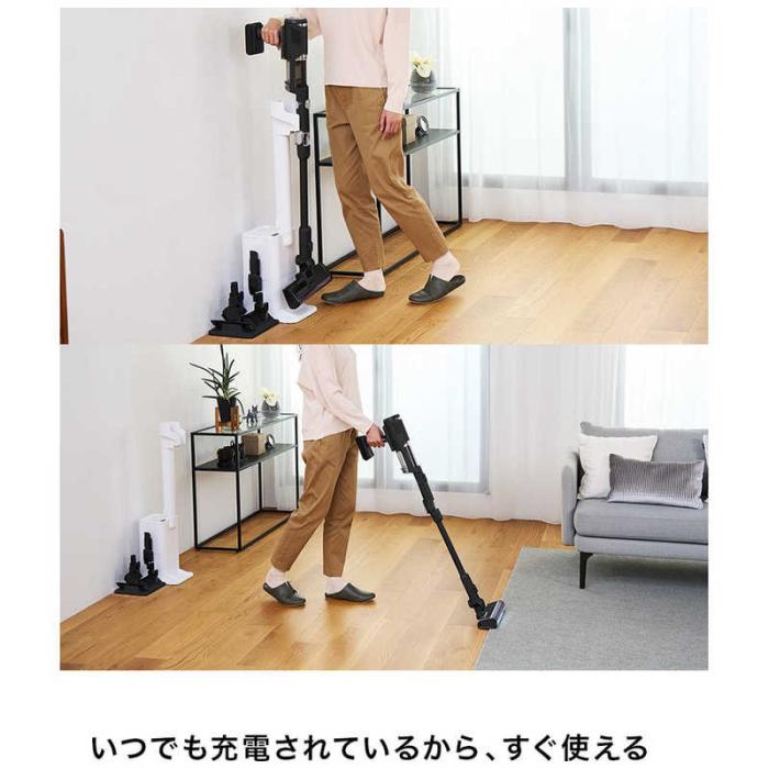 SHARK コードレススティッククリーナー CleanSense iQ+ [IW3241JBK] (メタルブラック) 商品画像16：T-PAL SHOP
