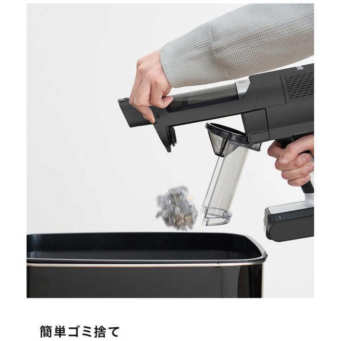 SHARK コードレススティッククリーナー CleanSense iQ+ [IW3241JBK] (メタルブラック) 商品画像20：T-PAL SHOP