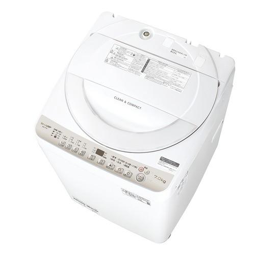 シャープ SHARP ES-T716-C ベージュ系 全自動洗濯機 穴なし層 上開き 洗濯7kg EST716C 商品画像12：T-PAL SHOP
