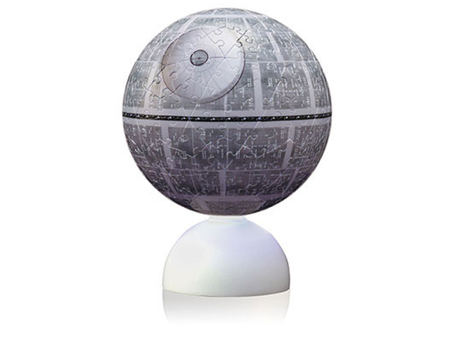 3D 240ピース やのまん 光る球体パズル スターライトパズル デス・スター STAR WARS 商品画像1：タニムラデンキ