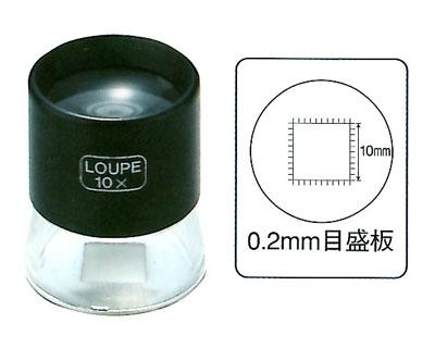 池田レンズ工業 SL-10 スケールルーペ 10倍 商品画像1：タニムラデンキ