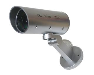 防犯カメラ ダミーカメラ ドーム型 サンコスモ [赤色LED点滅]の通販