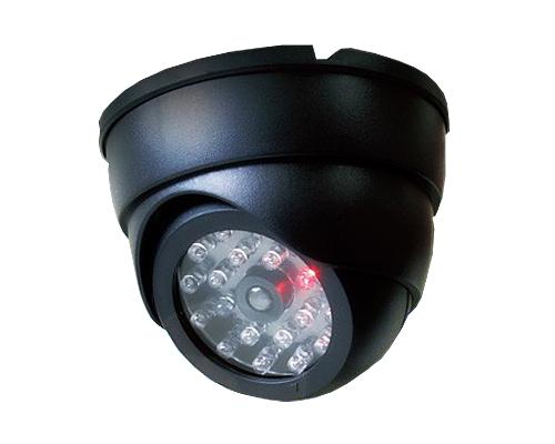 防犯カメラ ダミーカメラ ドーム型  サンコスモ [赤色LED点滅] 商品画像1：タニムラデンキ