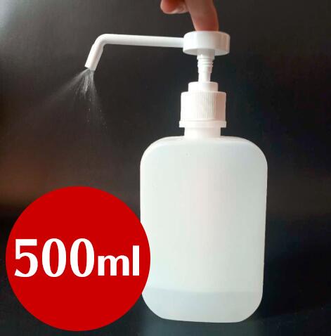 アルコール霧吹きスプレーボトル 手指消毒用 500ml 空容器：タニムラデンキ