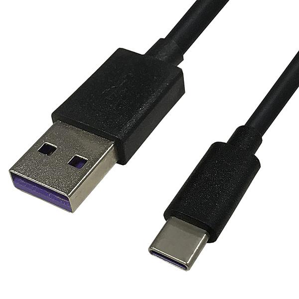 Lazos QuickCharge3.0対応 5A USB-TypeCケーブル 1m L-TC5-BK1 商品画像2：タニムラデンキ