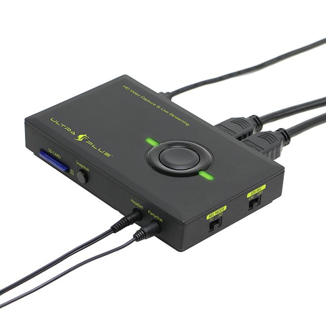 プリンストン ULTRA PLUS PCレスHDMIパススルー対応ビデオキャプチャー+ライブストリーミングユニット(ゲーム実況・配信／動画配信／テレワーク) UP-GHDAV2 商品画像2：タニムラデンキ
