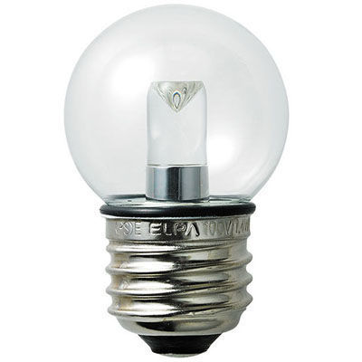 ELPA LED電球G40タイプ防水仕様 LDG1CL-G-GWP256
