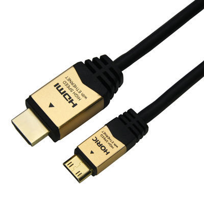 ホーリック 【メール便での発送商品】 HORIC ハイスピードHDMIミニケーブル 2･･･