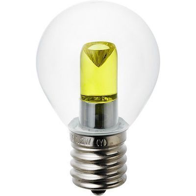 ELPA LED装飾電球 S形ミニ球タイプ E17 クリアイエロー LDA1CY-G-E17-G459