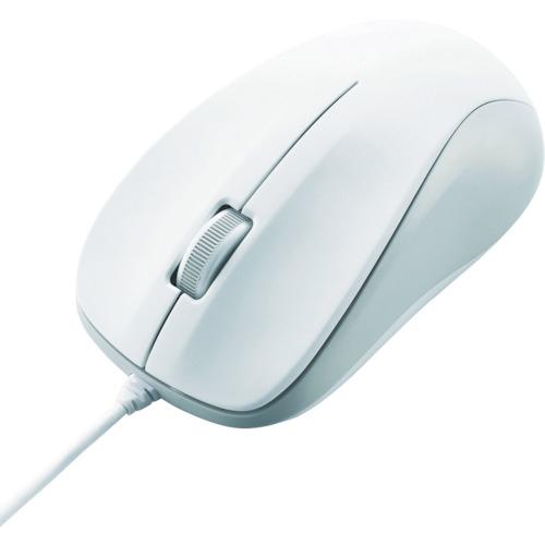 エレコム マウス 有線 3ボタン 軽量 RoHS指令準拠 Windows11 Mac Chrome ホワ･･･