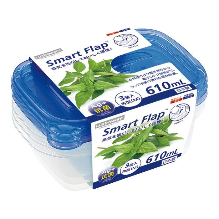 ���X�g���E�F�A �X�}�[�g�t���b�v �p�^ M 610ml 3�� A-041BA