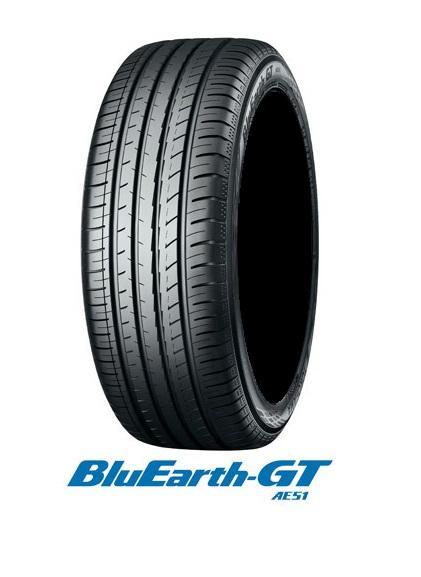 YOKOHAMA(ヨコハマ) BluEarth-GT ブルーアース AE51 155/65R14 75H サマータイヤ ゴムバルブ付き <140サイズ> 商品画像1：品川ゴム 通販部