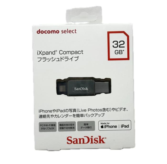 サンディスク iXpand Compactフラッシュドライブ 32GB [SDIX50N-032G-JDACN] ･･･