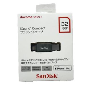SanDisk - 【お値引き中】iXpand Compact フラッシュドライブ 32GB サンディスク、Lightning端子も搭載したUSBメモリー「iXpand
