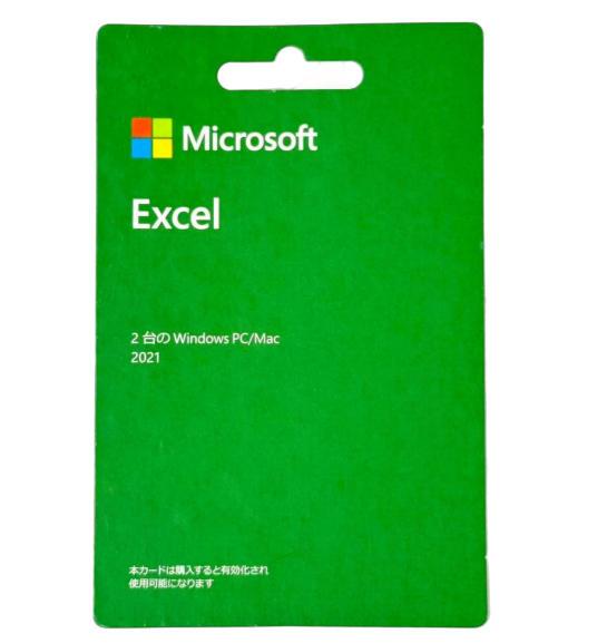 Microsoft Excel 2021(永続版)|POSAカード版 PC2台 新品/Window PC/Mac/激安処分 商品画像2：アキバ問屋市場