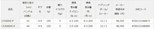 21プレッソLT2000SSP 商品画像3：e-fishing