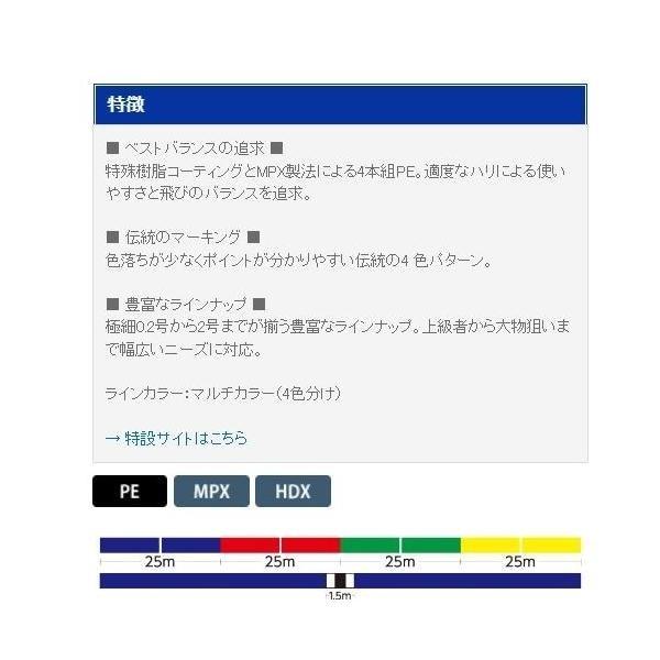 砂紋PEX4 250m 0.4号 ゴーセン 継続SALE 商品画像4：e-fishing