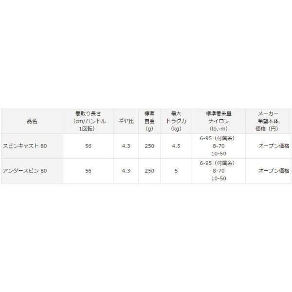 14スピンキャスト80 ダイワ 商品画像2：e-fishing
