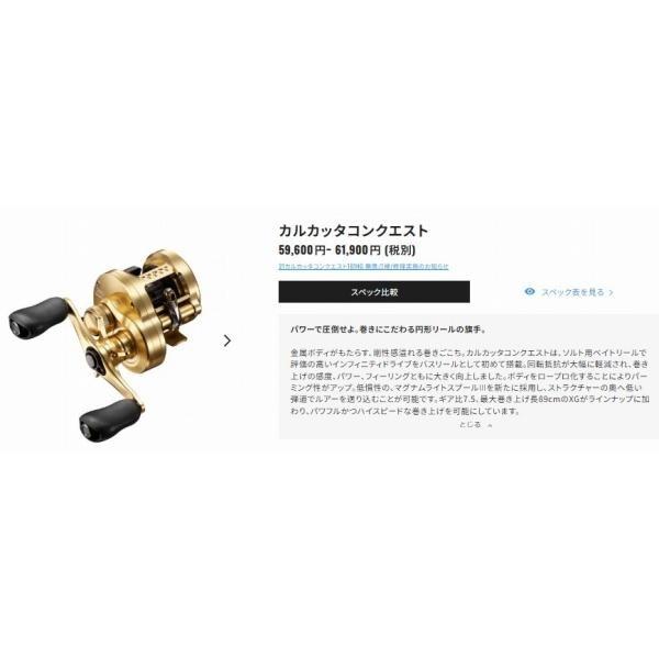 21 カルカッタコンクエスト 100HG シマノ 秋の大感謝祭 商品画像5：e-fishing