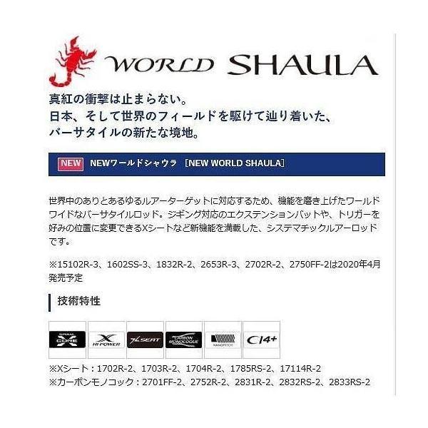 18ワールドシャウラ S 1832R-2 シマノ 商品画像5：e-fishing