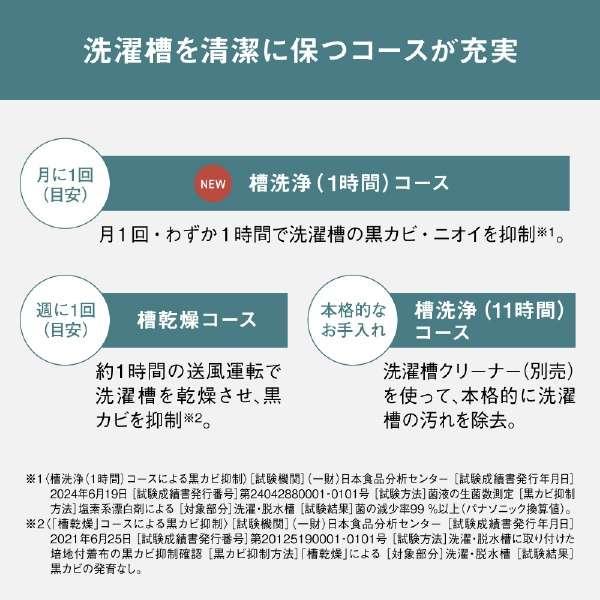 全自動洗濯機 Fシリーズ [洗濯5.0kg /上開き] ライトグレー　NA-F5B3-H 商品画像3：ブイソニック＋